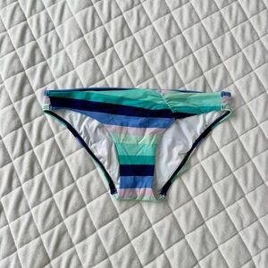 Victoria's Secret Striped Bikini Bottom - Small
